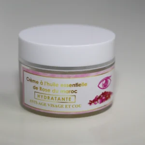 Crème à l'Huile Essentielle de Rose du Maroc