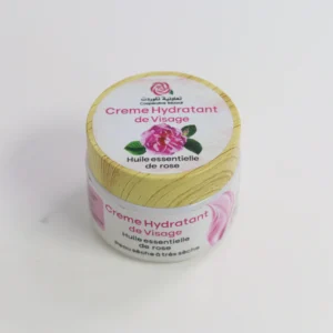 Crème Hydratante de Visage à l'Huile de Rose