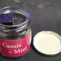 Pâte de fruit cassis et miel