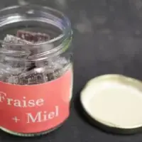Pâte de fruit fraise et miel