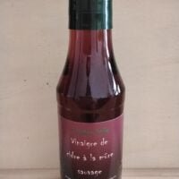 Vinaigre de cidre a la mûre sauvage