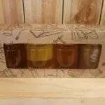 Coffret « Miels de Saison » – 4 × 125 g