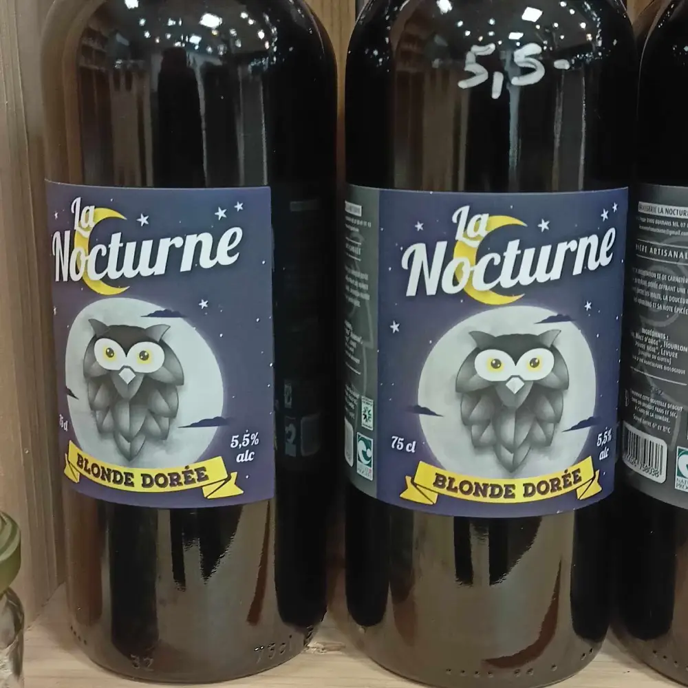 La Nocturne - Blonde Dorée 5,5 % • Bouteille de 75cl