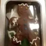 Boite petit sablé décoré - pains d'épices - boite métal gris