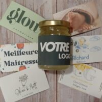 étiquette personnalisée pot de miel