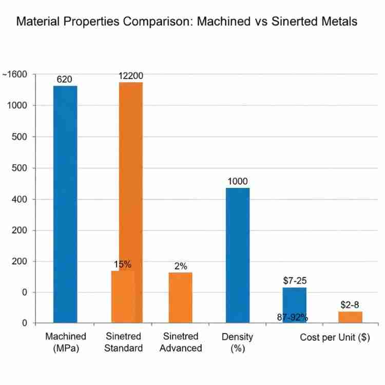 Sintered vs Machined Metal Parts: Cost, Strength & Selection Guide