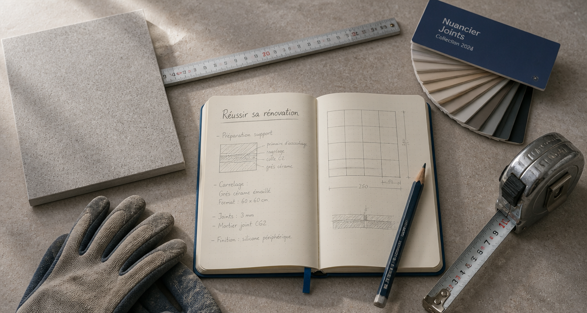 dalais-carreleur reussir sa renovation vue plan de travail carrelage