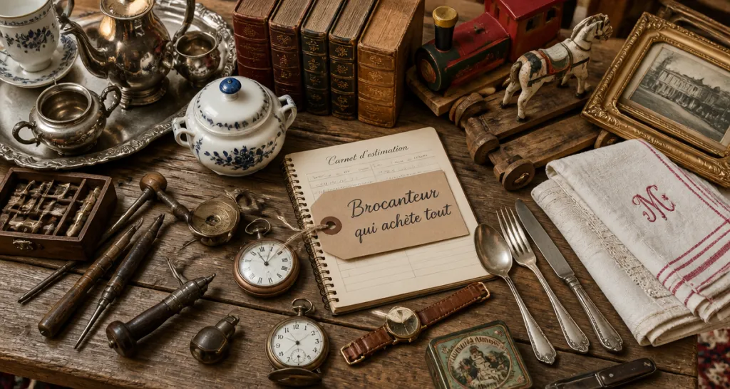 brocanteur qui achète tout objets de brocante
