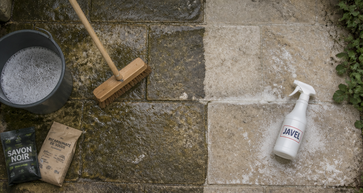 nettoyage dalle terrasse javel effets et alternatives