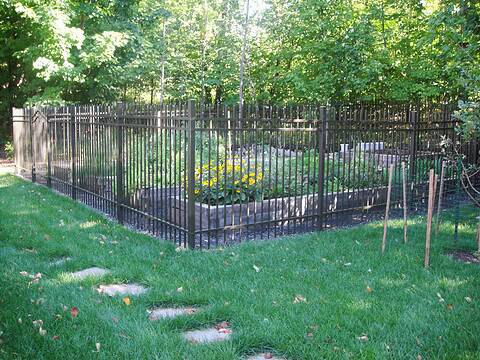 Medium Metal Fencing