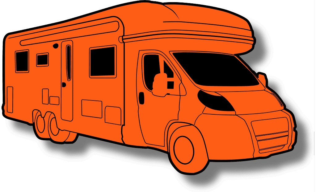 Camping car en área de estacionamiento en Torrox-Costa, Málaga, ideal para viajeros en autocaravana.