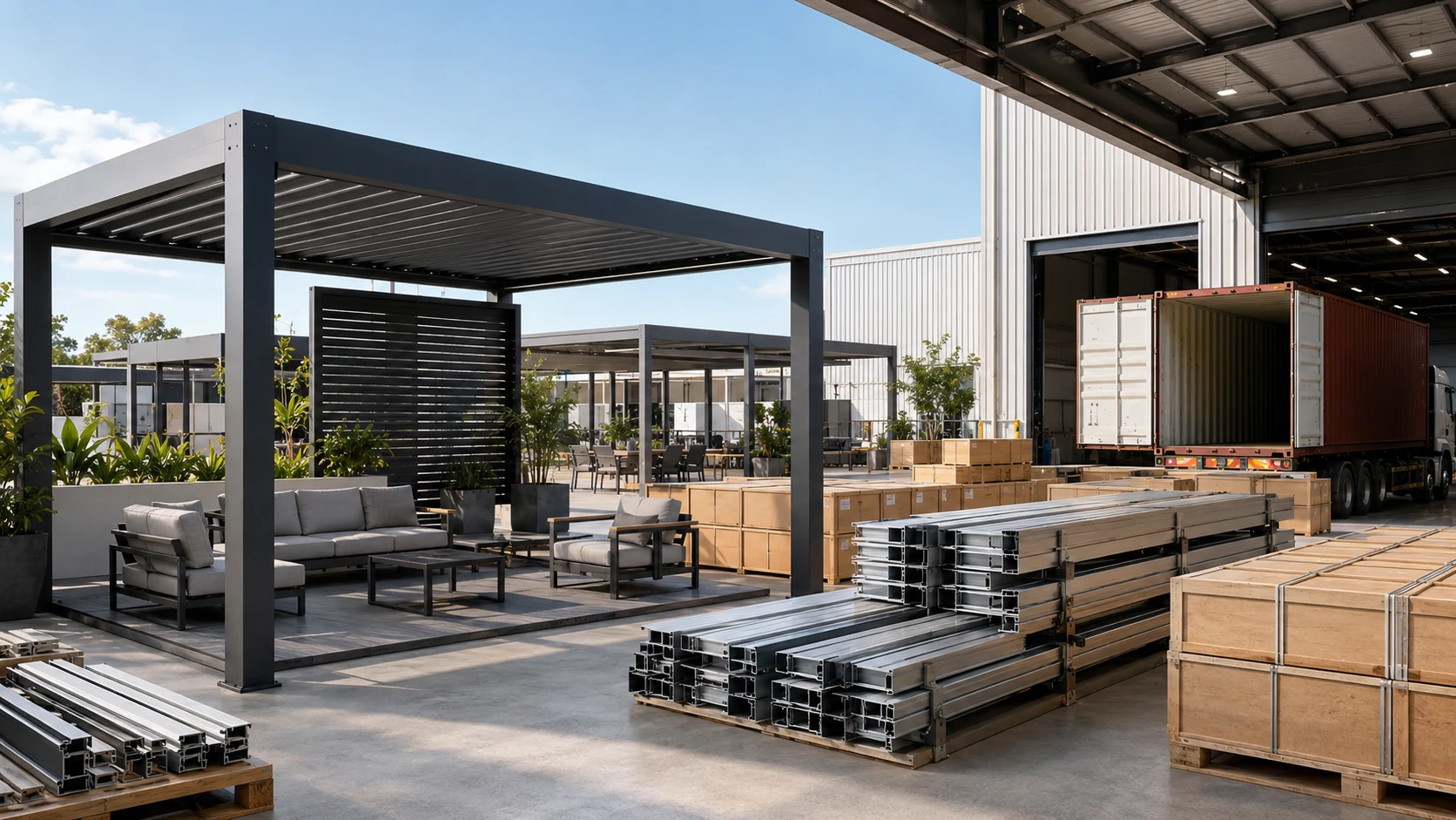 MINYOUTDOOR manufacturing and project preparation for outdoor living products