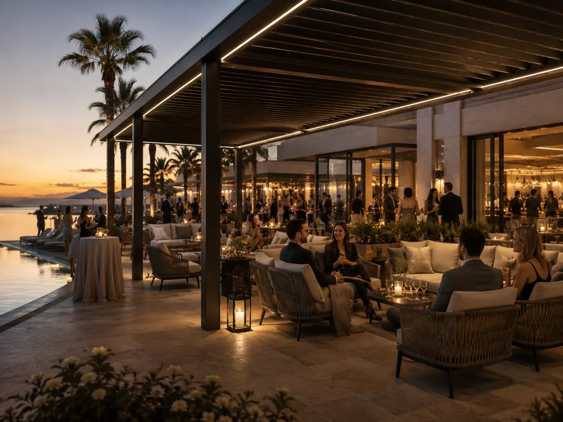 Textilene mesh outdoor seating material