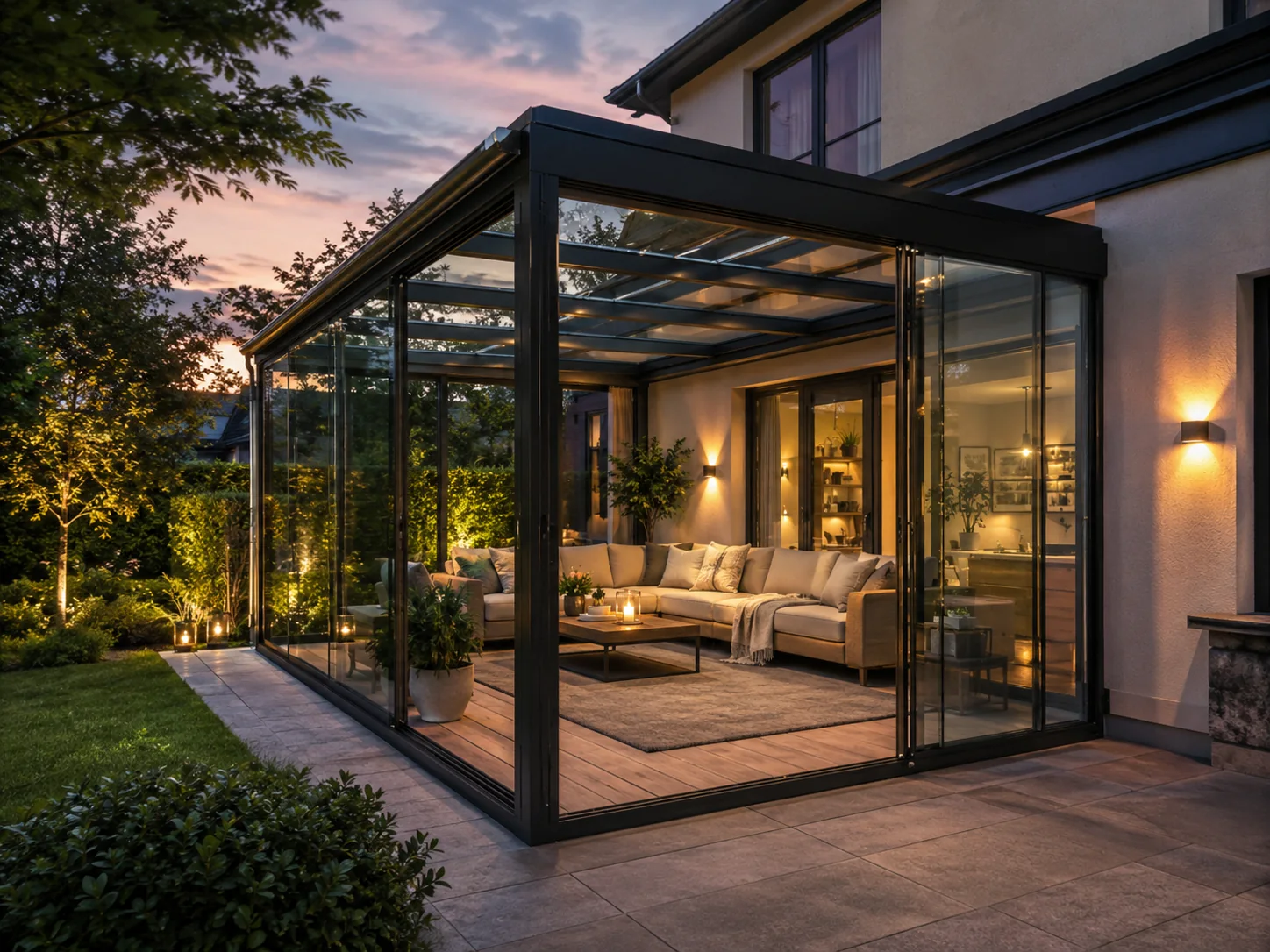 Pergolas en verre