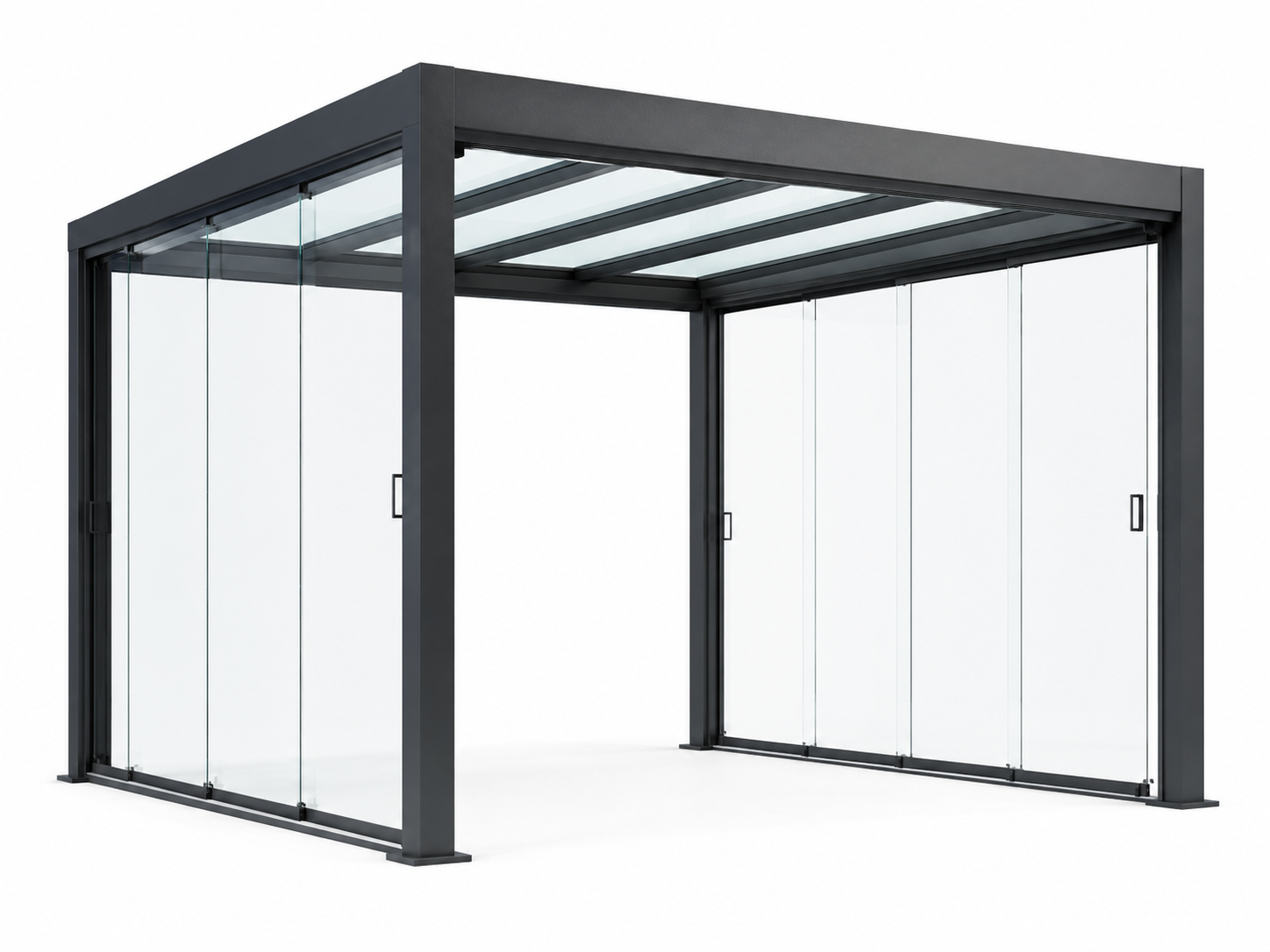 glass pergola villa patio sliding doors modern outdoor living
