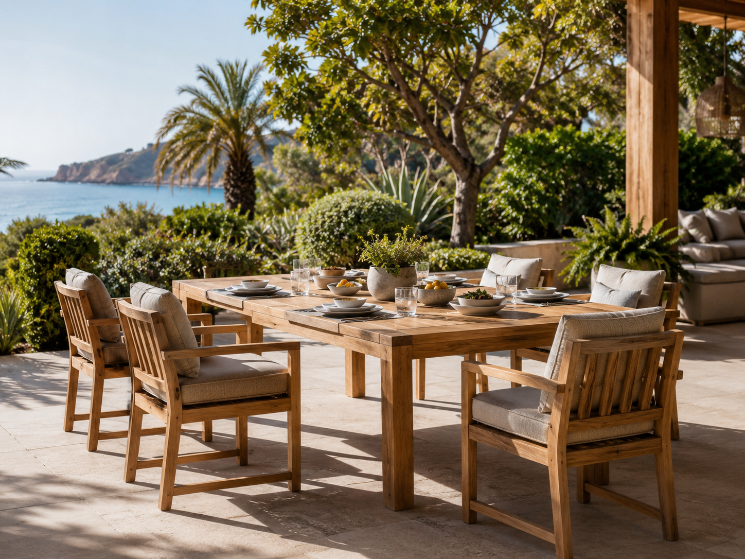 Villa developer premium outdoor dining set