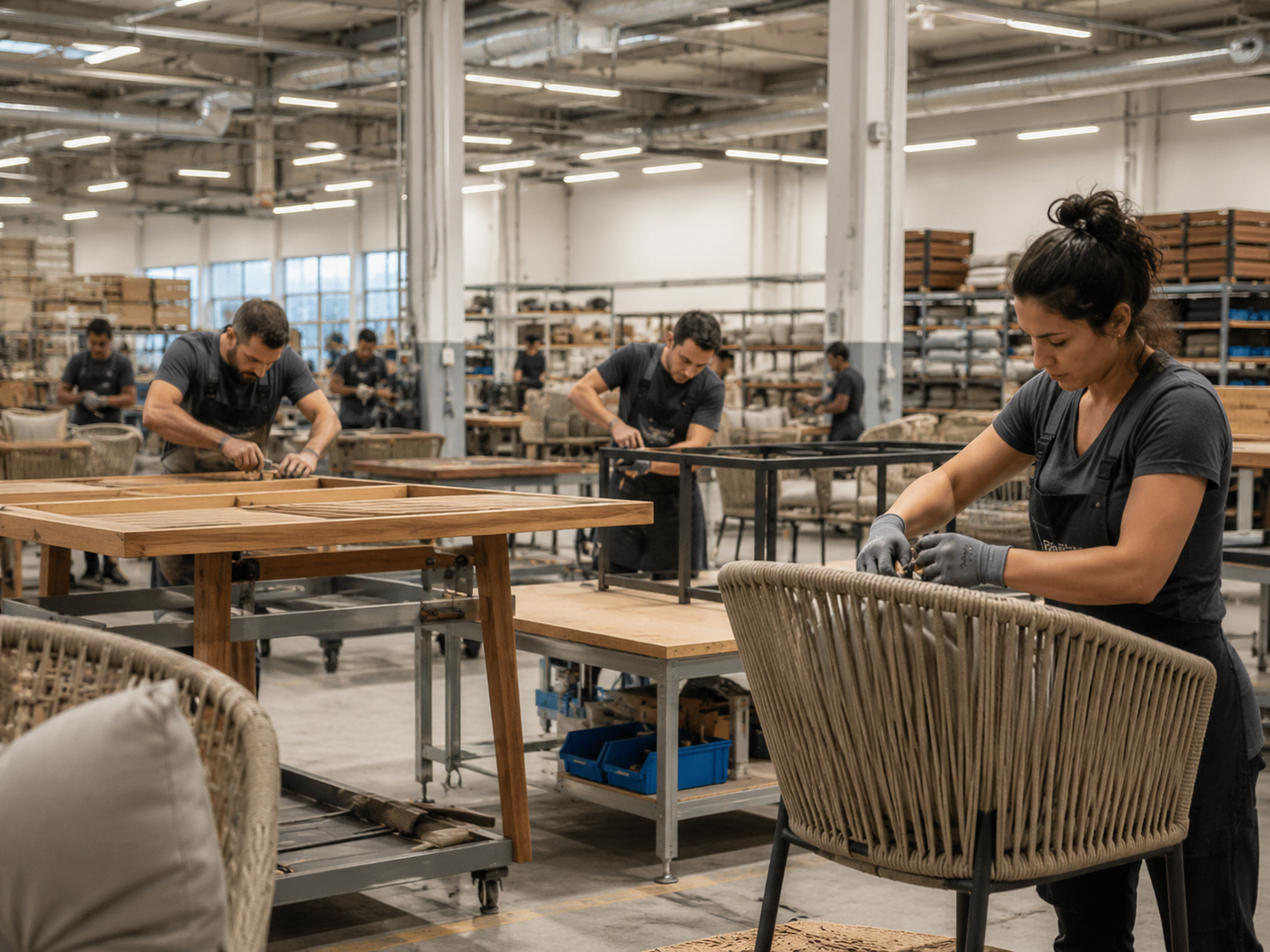Outdoor dining furniture factory supply