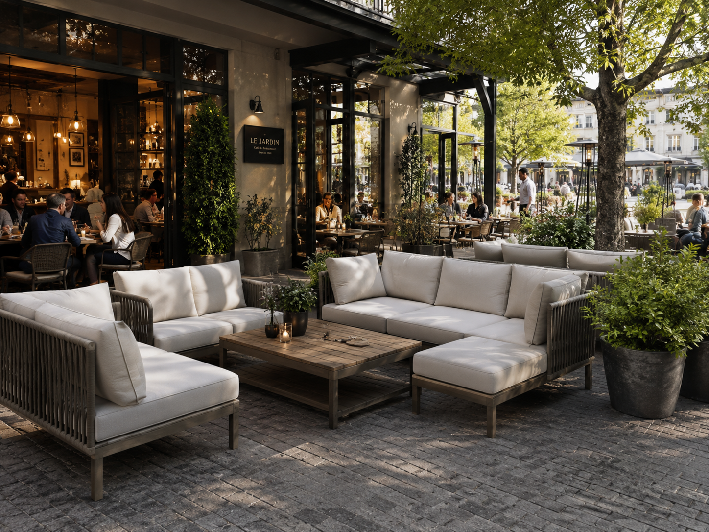 Sofas de aluminio