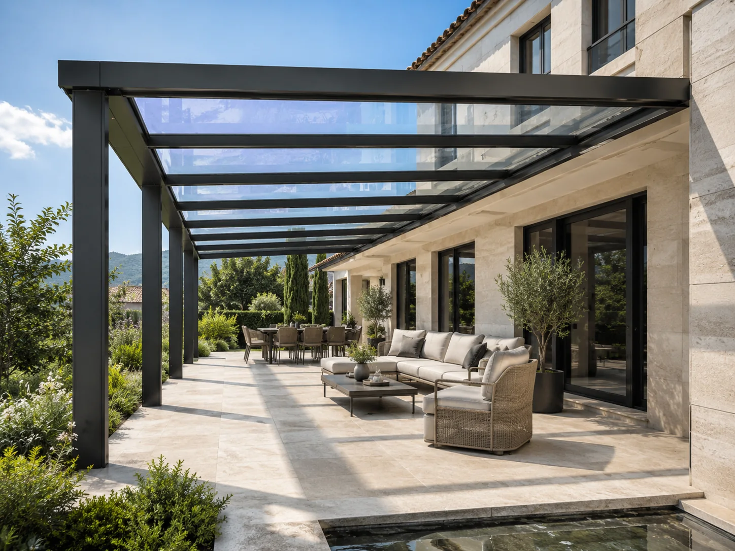 Glass Pergola