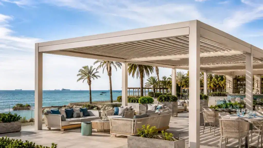 How to Specify Aluminum Pergolas and Outdoor Furniture for Coastal and High-UV Hospitality Projects
