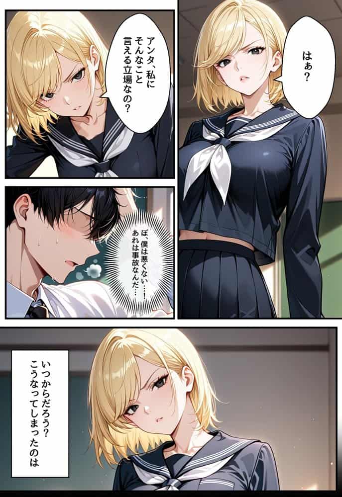 僕をイジメてた女とあまあまなエッチすることになった話 hitomiエロ漫画raw(同人誌)無料サンプル画像004