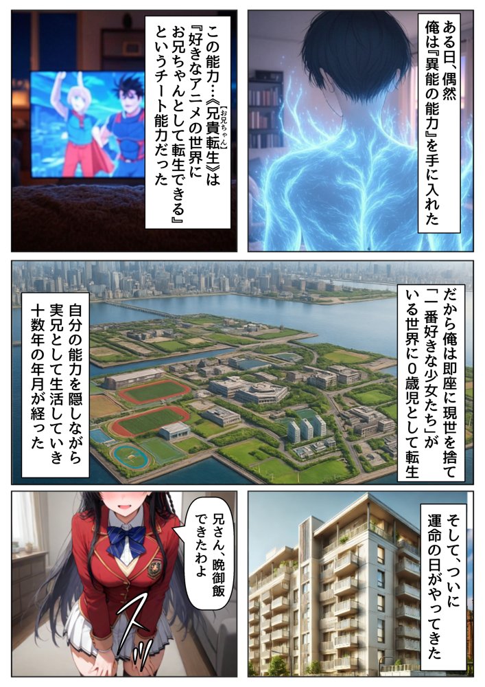 俺は大好きな堀北鈴●&佐倉愛●のお兄ちゃんになる〜《馬並み巨根お兄ちゃんに転生》〜 hitomiエロ漫画raw(同人誌)無料サンプル画像001