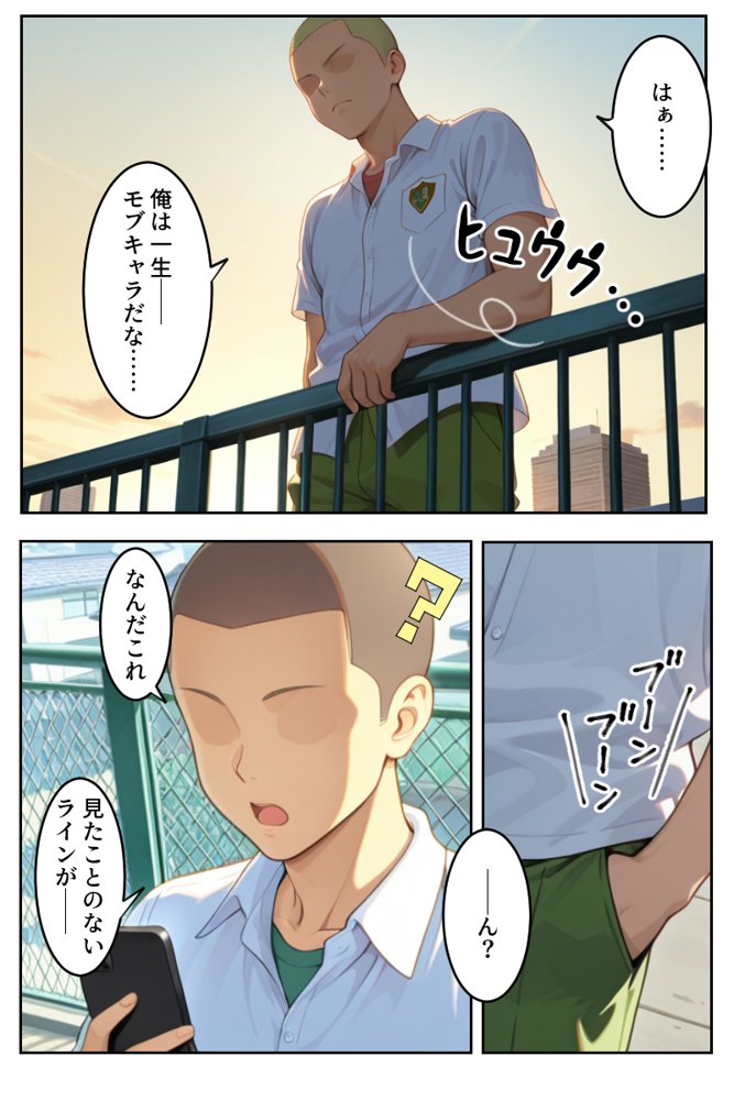 【モブの王】モテない俺がスマホ一つでハーレム王になるまで【To LO〇Eる】1話