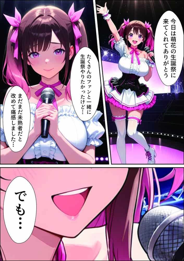 売れない地下アイドルの生誕祭にやってきたのは俺一人!? hitomiエロ漫画raw(同人誌)無料サンプル画像005