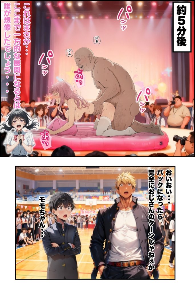 【大乱交】文化祭JKヘルス VS レンタルおじさんちんぽ hitomiエロ漫画raw(同人誌)無料サンプル画像064