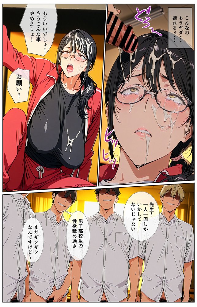 ダサジャージ女教師メス化授業