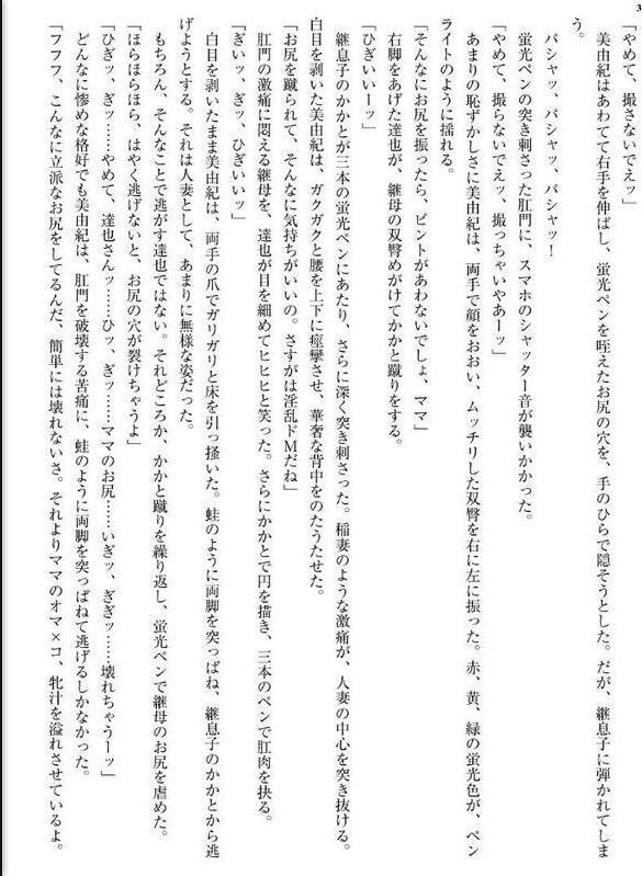 絶望【継母肛虐週間】