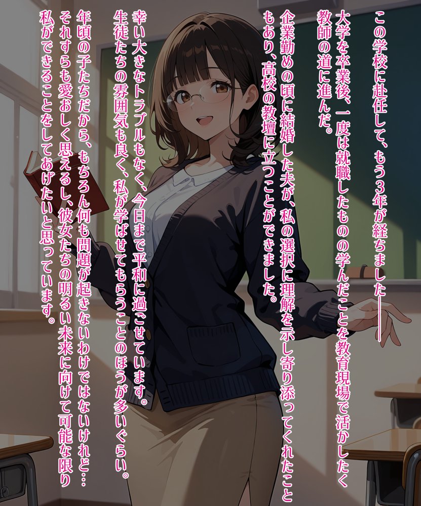 人妻NTR 生徒のためー妻が受け入れた淫らな教育ー