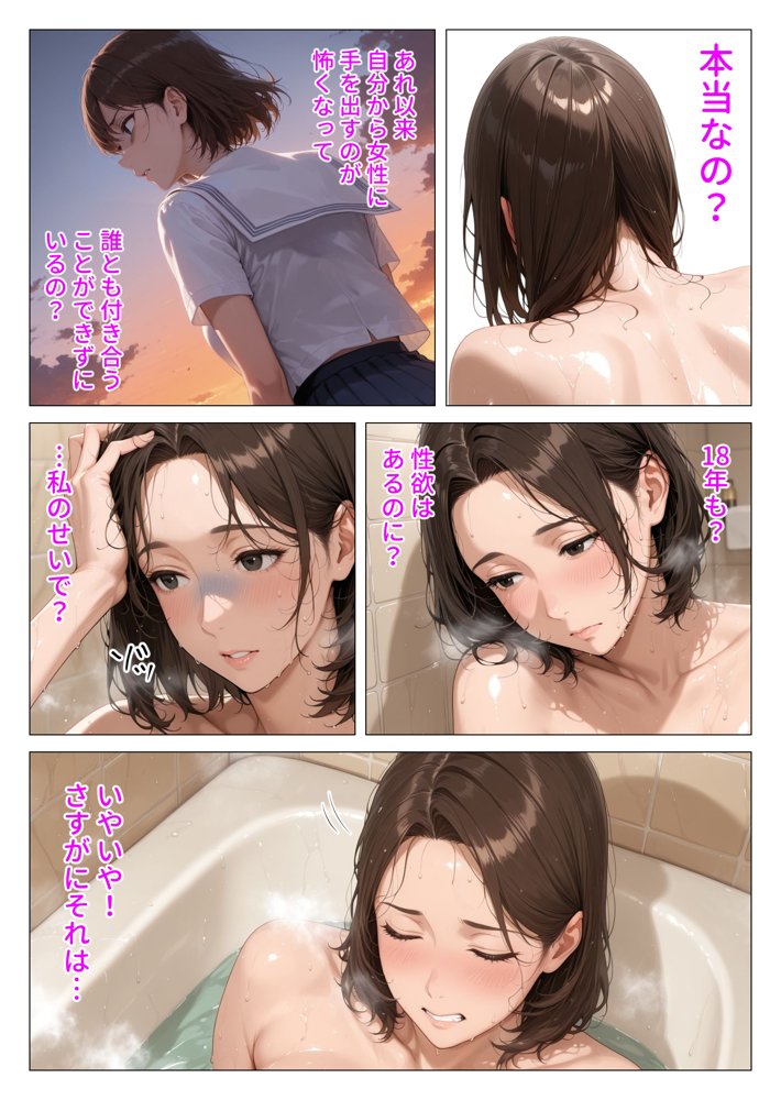 むちむち人妻になった元カノと同窓会で再会した童貞の濃密H 〜今日は私のカラダ好きに使って〜 hitomiエロ漫画raw(同人誌)無料サンプル画像023