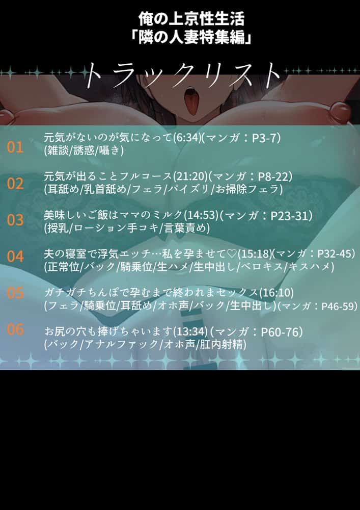 俺の上京性生活「隣の人妻特集編、音声付き」 hitomiエロ漫画raw(同人誌)無料サンプル画像002