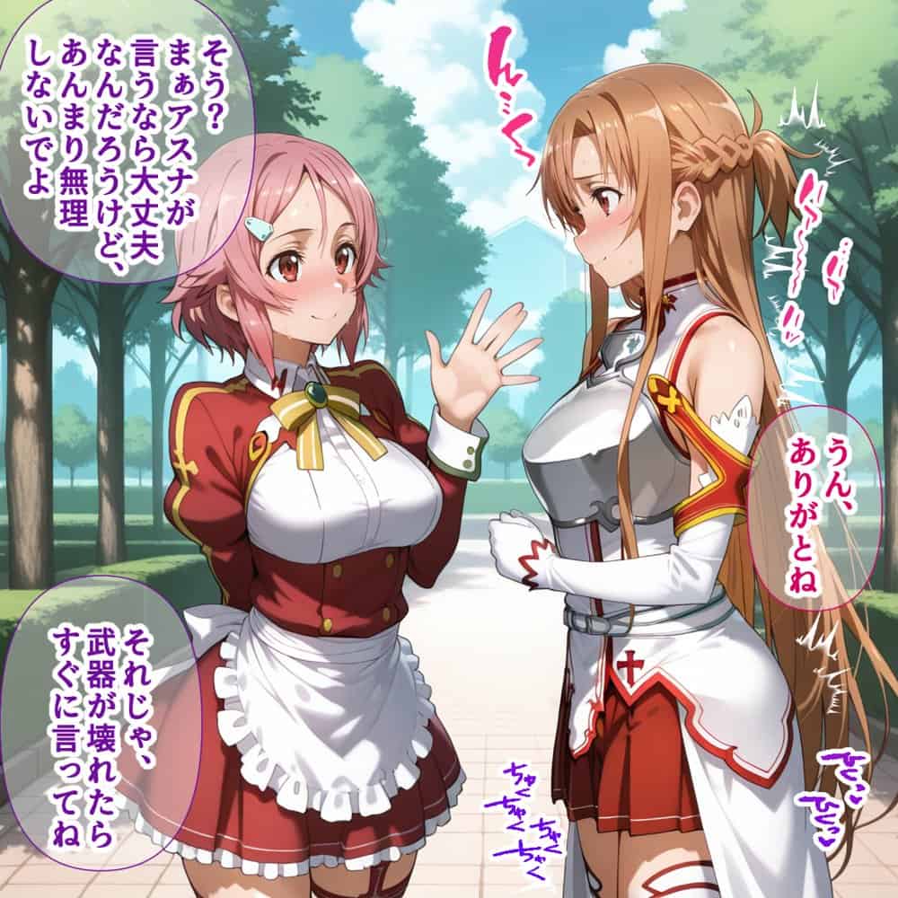 蓮の花が咲くまで 前編 ソード・アート・オンライン アスナ&リズベット編 hitomiエロ漫画raw(同人誌)無料サンプル画像017