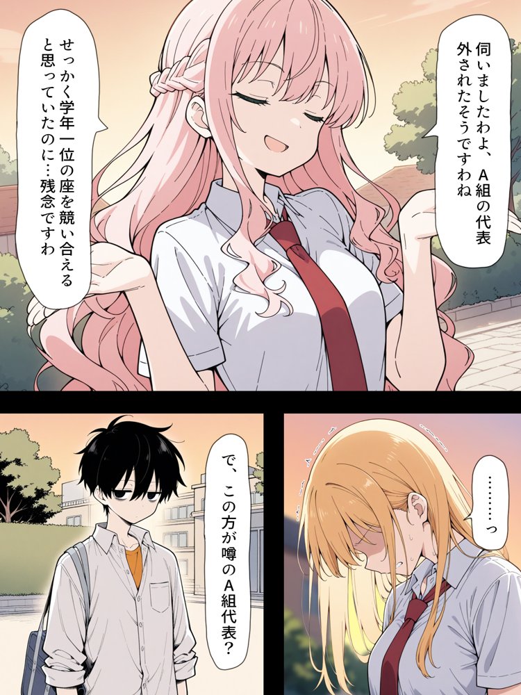 陰キャ転校生はセックス最強 – クラス代表の座を奪われた私 – hitomiエロ漫画raw(同人誌)無料サンプル画像053