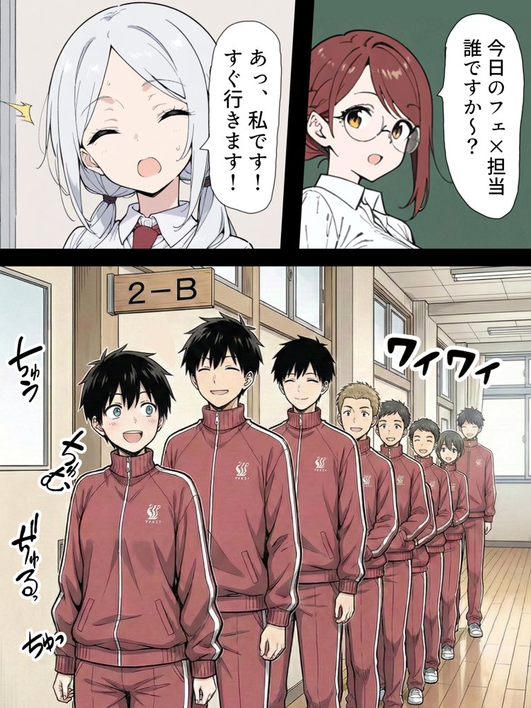 陰キャ転校生はセックス最強 – クラス代表の座を奪われた私 – hitomiエロ漫画raw(同人誌)無料サンプル画像067