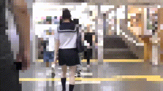 y025【半袖セーラー赤リボンちゃん025】愛名きらり missav無料エロ動画GIF画像 2