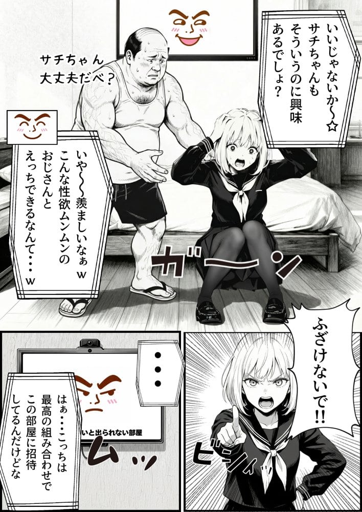 セックスしないと出られない部屋に親友のパパと閉じ込められたんですけど〜！？