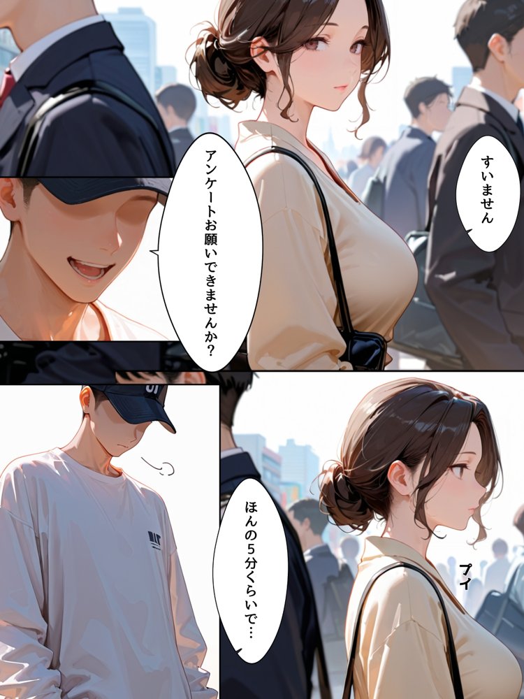 ミニマム爆乳妻〜騙されてAV出演してしまいました〜 hitomiエロ漫画raw(同人誌)無料サンプル画像002