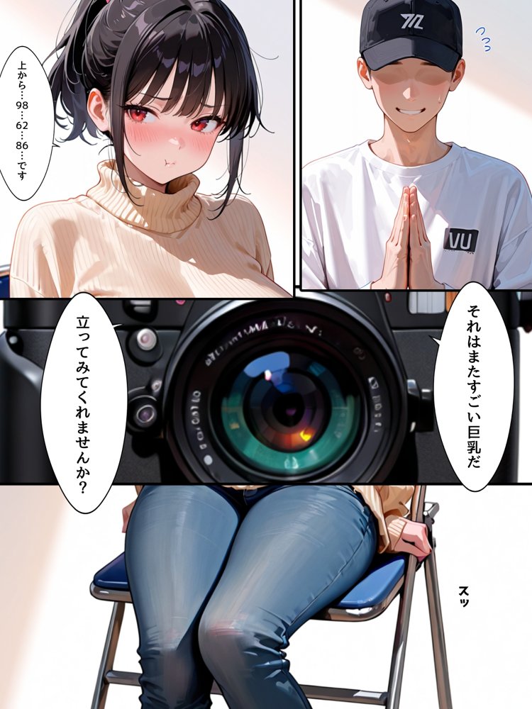 ミニマム爆乳妻〜騙されてAV出演してしまいました〜 hitomiエロ漫画raw(同人誌)無料サンプル画像025