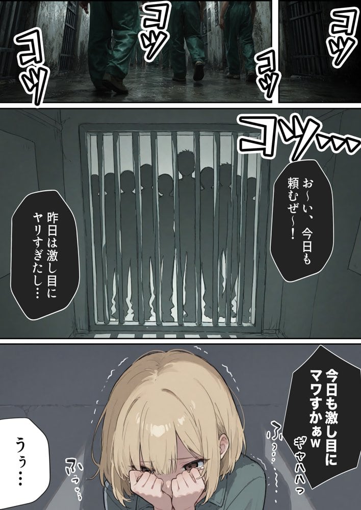 男性刑務所肉便器女  男として誤認逮捕されたOLの末路