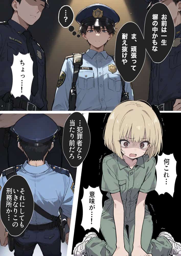 男性刑務所肉便器女  男として誤認逮捕されたOLの末路