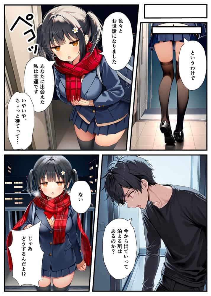 セックスが嫌いなジト目TS家出少女が一晩でメス堕ちする話