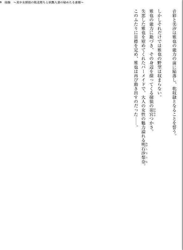 侵蝕 〜美少女探偵の敗北堕ちと妖艶人妻の秘めたる素顔〜【デジタル特装版】