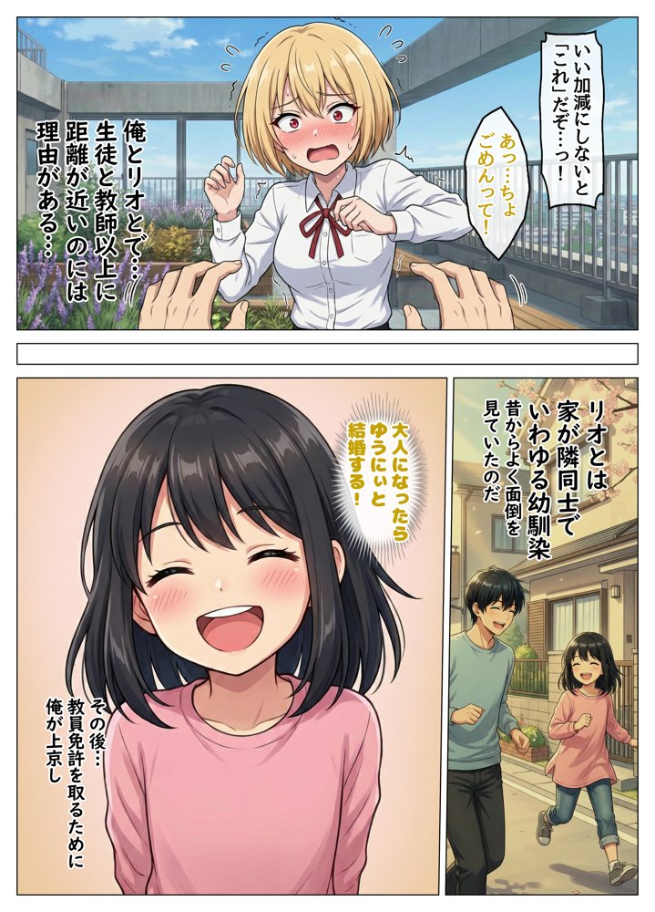 風邪で寝込んだら生意気な教え子が押しかけてきて、俺が寝ている間にこっそり筆下ろしされていた件 hitomiエロ漫画raw(同人誌)無料サンプル画像004