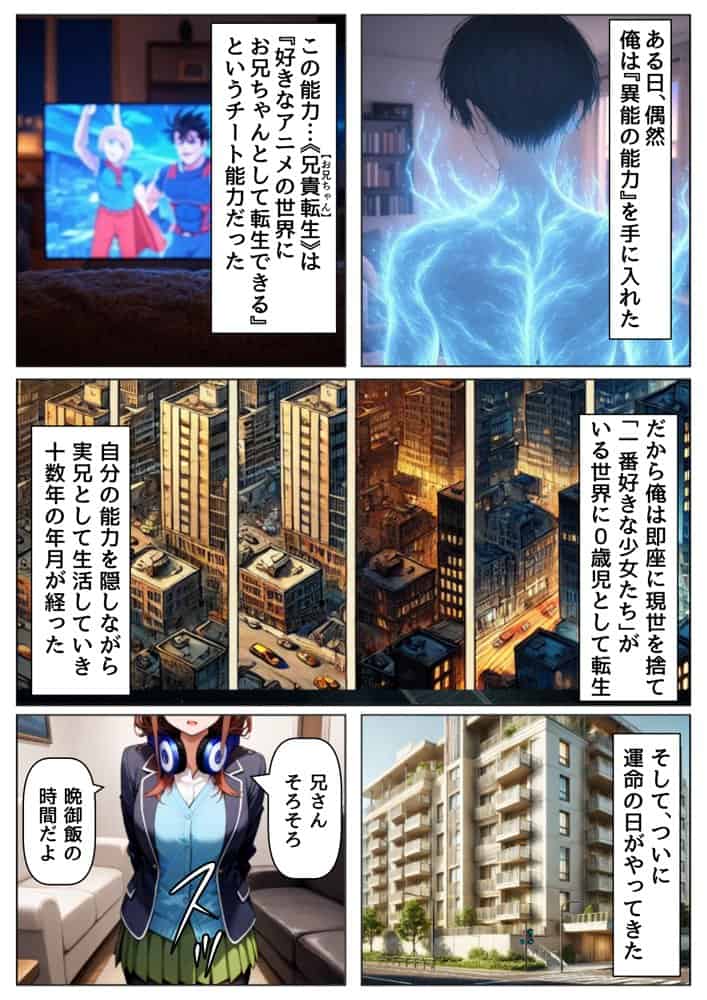 俺は大好きな中●三玖のお兄ちゃんになる《セリフ有りCG版》〜《お兄ちゃんに転生》〜