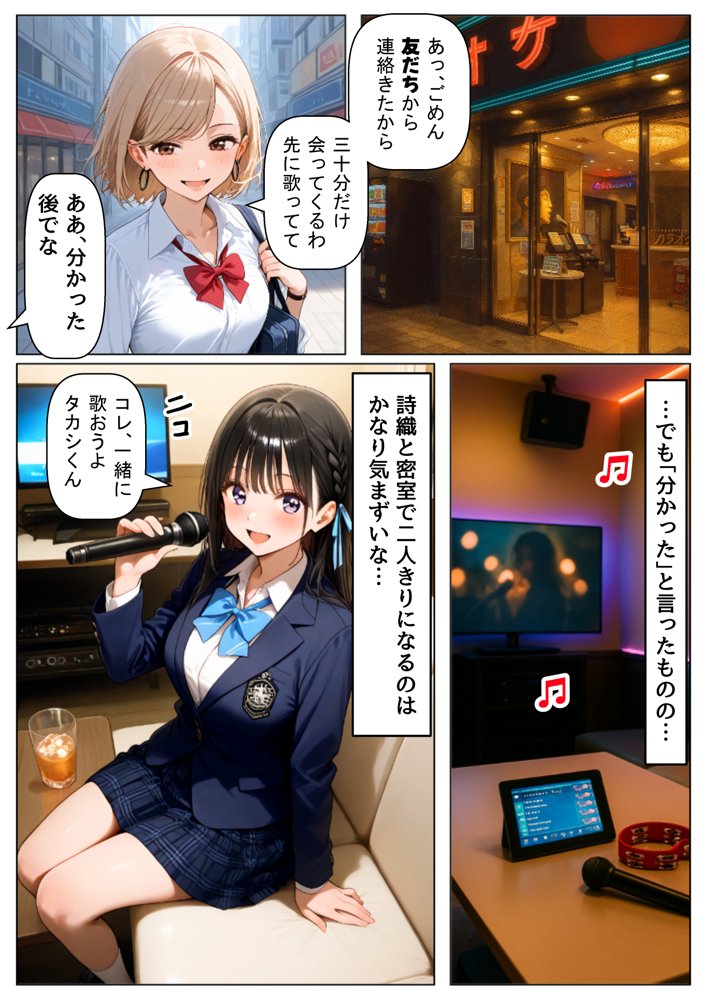 【BSS】清楚系の幼馴染に僕が先に恋をしていたのに、目の前でヤリチン先輩に彼女は hitomiエロ漫画raw(同人誌)無料サンプル画像005