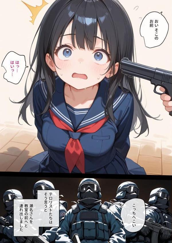 学園を占拠したテロリストがド変態だったら モザイク版