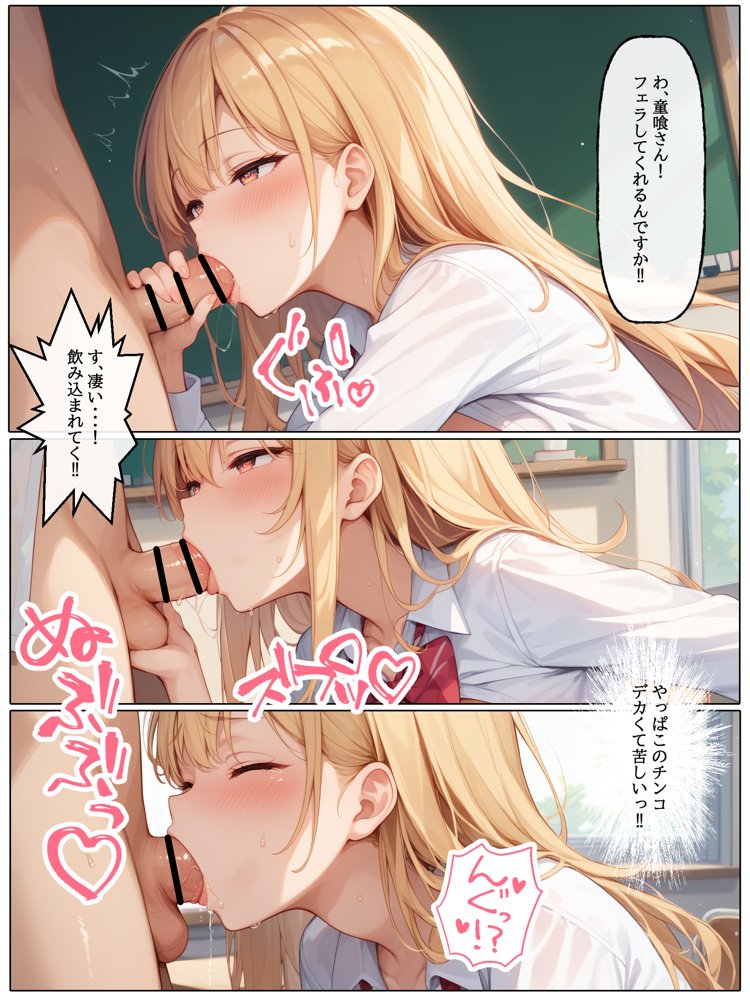 【コミック版】性処理学園〜ギャル転校生編〜 hitomiエロ漫画raw(同人誌)無料サンプル画像034